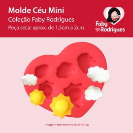 Molde de Silicone Céu Mini - Faby Rodrigues