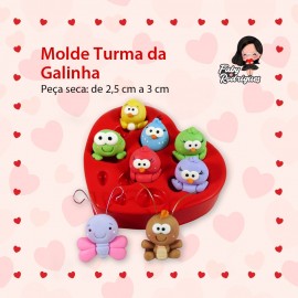 Molde Turma Da Galinha