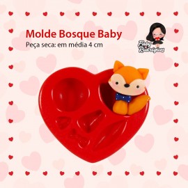 Molde de Silicone Bosque Baby - Faby Rodrigues