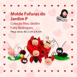 Molde Fofuras Do Jardim P