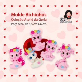 Molde de Silicone Bichinhos - Gerla