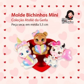 Molde de Silicone Bichinhos Mini - Gerla