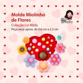 Molde Miolinho de Flores