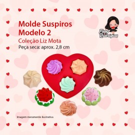 Molde De Silicone Suspiros Modelo 2