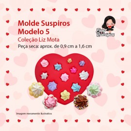 Molde De Silicone Suspiros Modelo 5