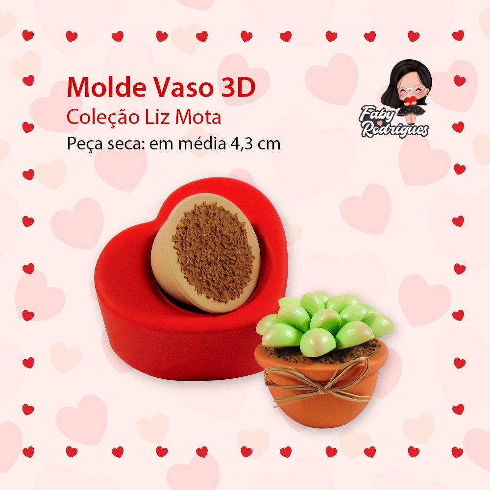 Molde Vaso 3D