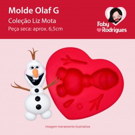 Molde de Silicone Olaf G - Liz Mota