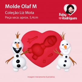 Molde de Silicone Olaf M - Liz Mota