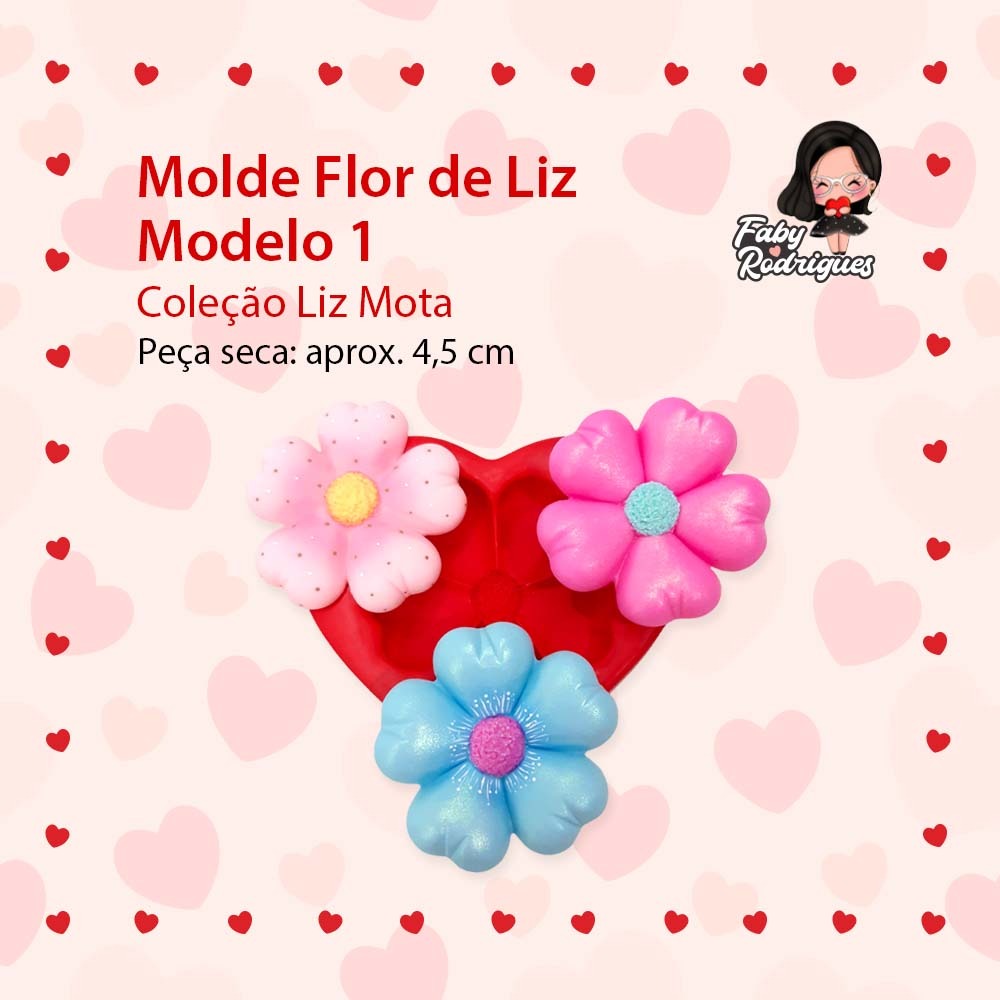 Molde Flor De Liz Modelo 1