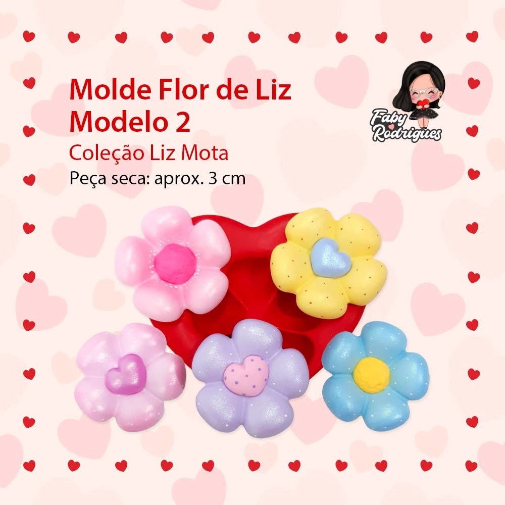 Molde Flor De Liz Modelo 2