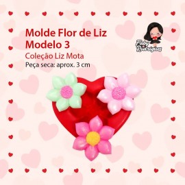 Molde Flor De Liz Modelo 3