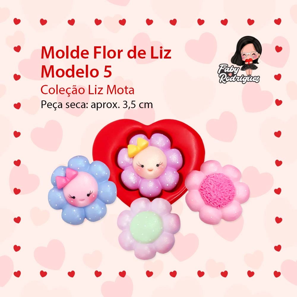 Molde Flor De Liz Modelo 5