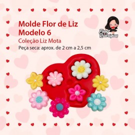 Molde Flor De Liz Modelo 6