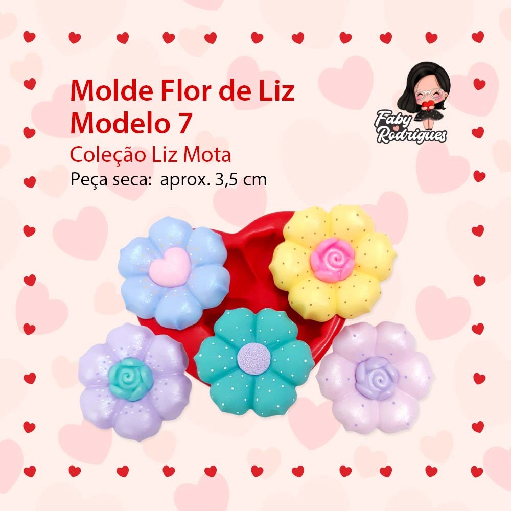 Molde Flor De Liz Modelo 7