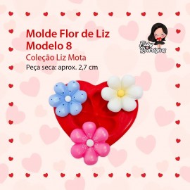 Molde Flor De Liz Modelo 8