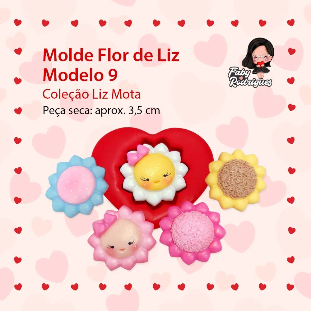 Molde Flor De Liz Modelo 9