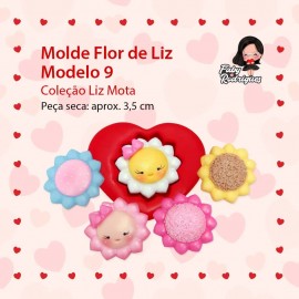 Molde Flor De Liz Modelo 9