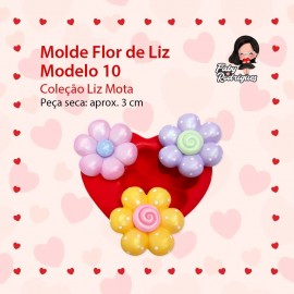 Molde Flor De Liz Modelo 10