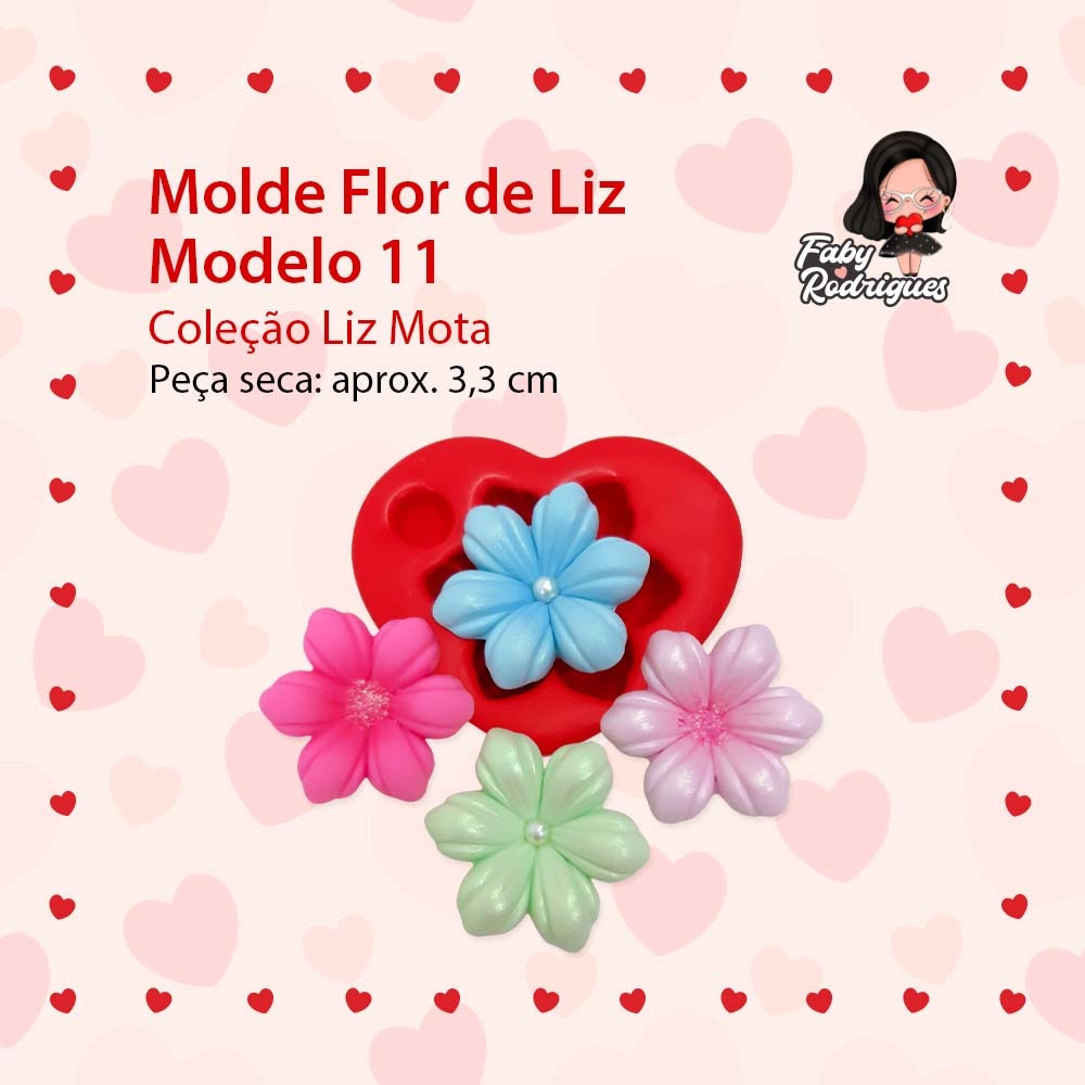 Molde Flor De Liz Modelo 11