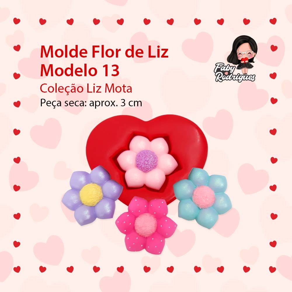 Molde Flor De Liz Modelo 13