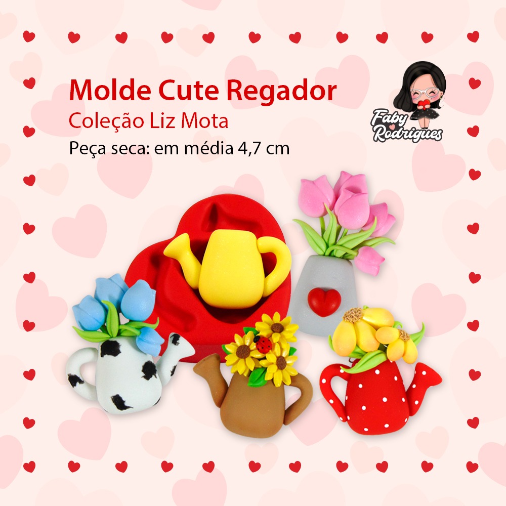 Molde de Silicone Cute Regador - Liz Mota