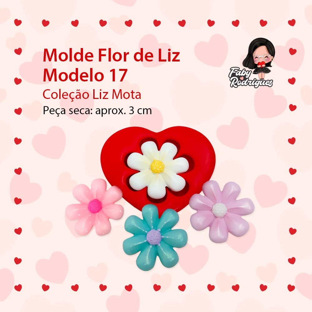 Molde Molde Flor De Liz Modelo 17