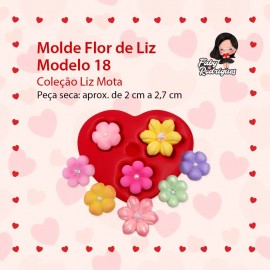 Molde Flor De Liz Modelo 18