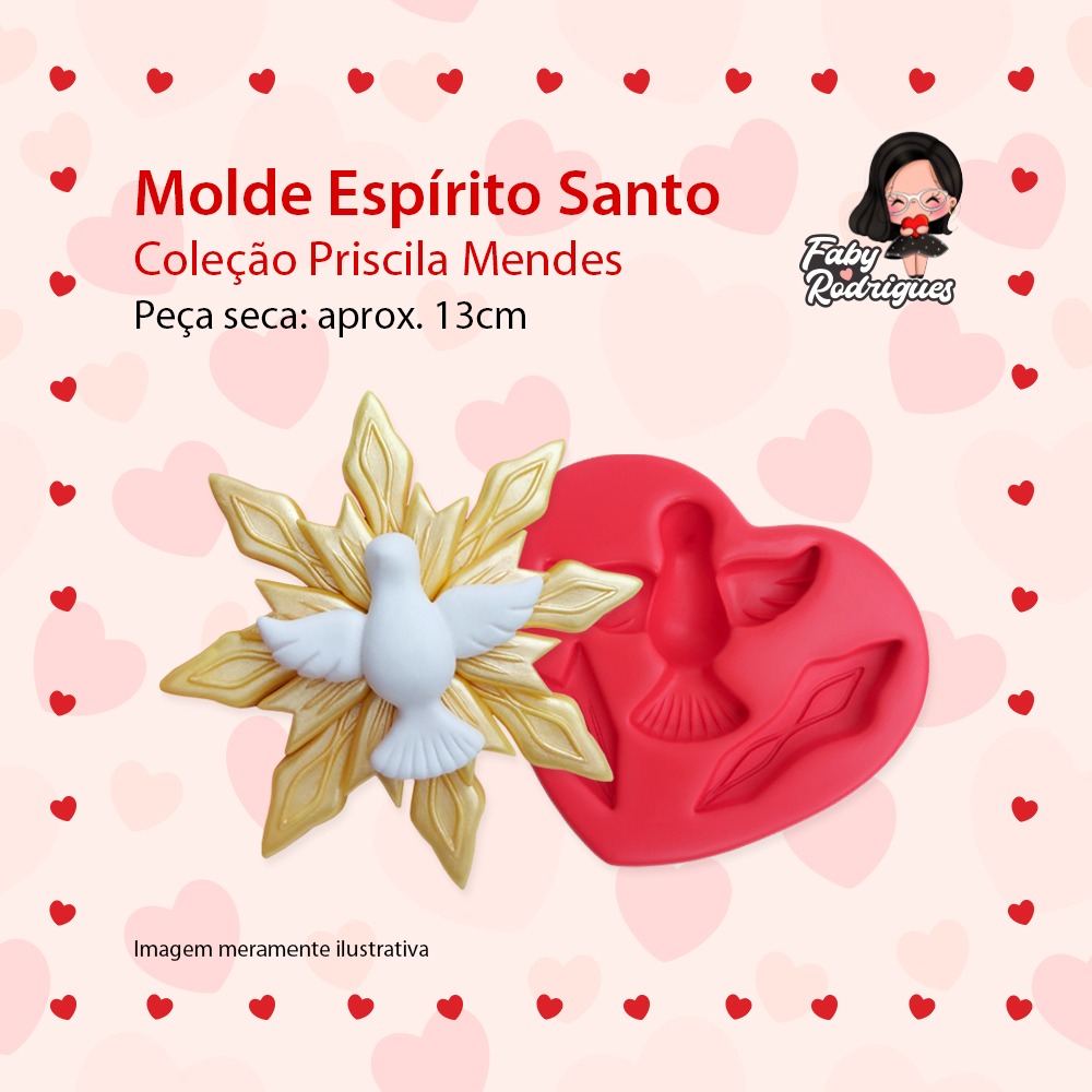 Molde De Silicone Espirito Santo - Priscila Mendes