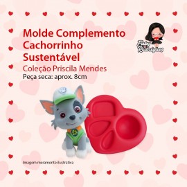 Molde De Silicone Complemento Cachorrinho Sustentável -  Priscila Mendes