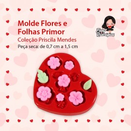 Molde Flores e Folhas Primor