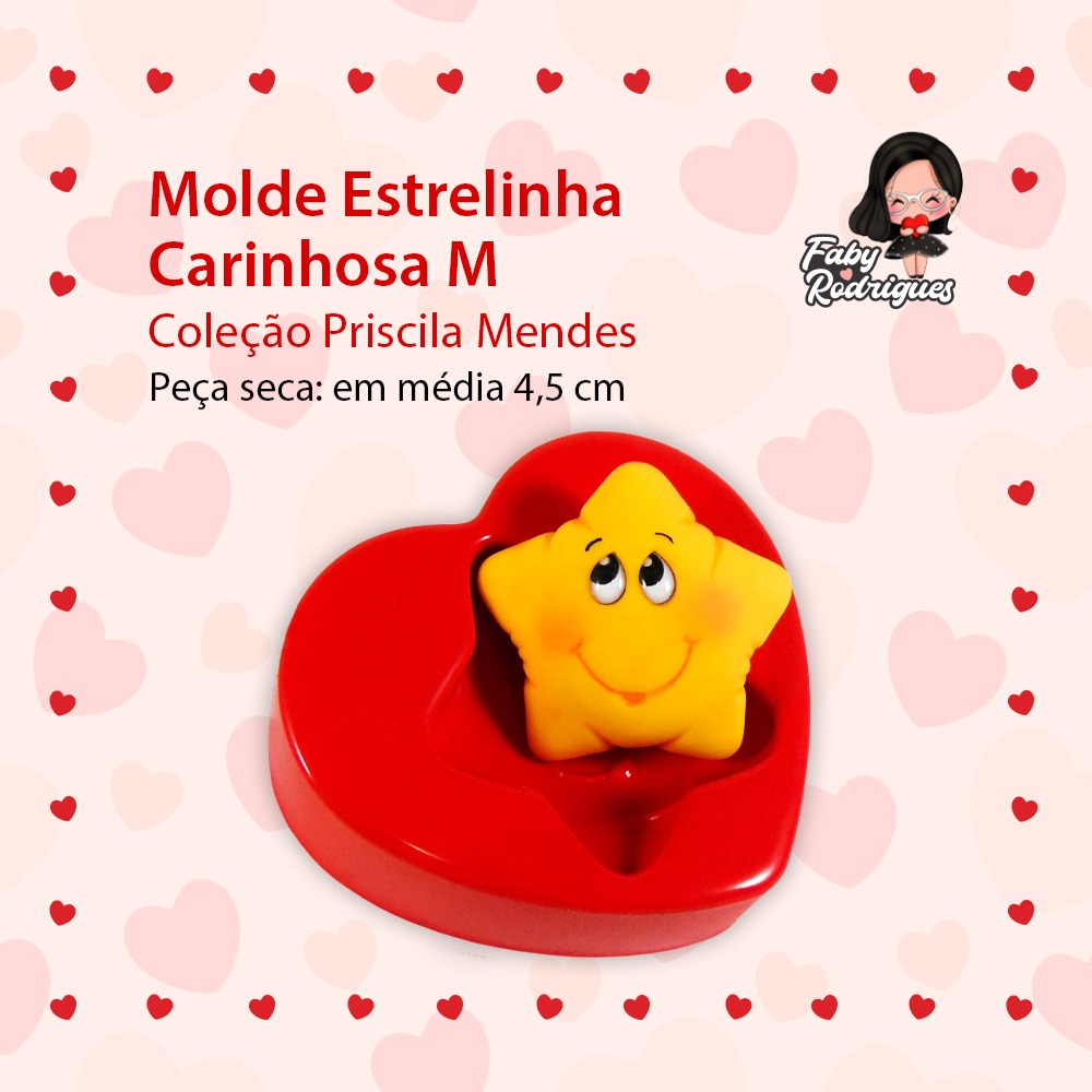 Molde Estrela Carinhosa M