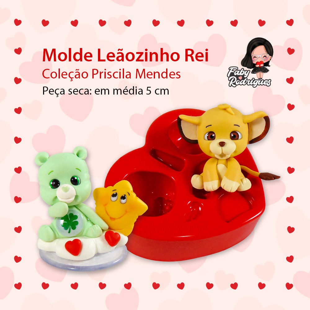 Molde Leãozinho Rei