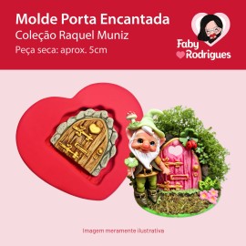 Molde de Silicone Porta Encantada - Raquel Muniz