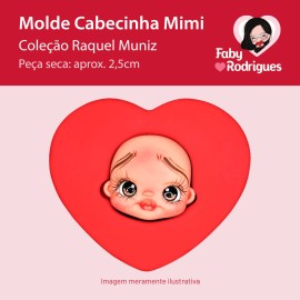 Molde de Silicone Cabecinha Mimi - Raquel Muniz