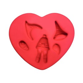 Molde de Silicone Kit Acessorios Duende - Raquel Muniz