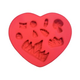 Molde de Silicone Micro Acessorios Jardim - Raquel Muniz