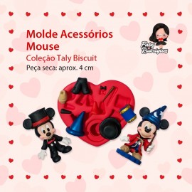 Molde de Silicone Acessórios Mouse - Talita