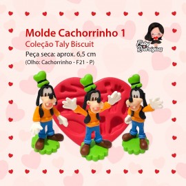 Molde de Silicone Cachorrinho 1 - Taly Biscuit