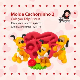 Molde de Silicone Cachorrinho 2 - Taly Biscuit