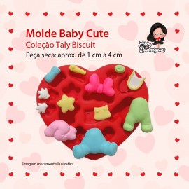 Molde de Silicone Baby Cute - Talita