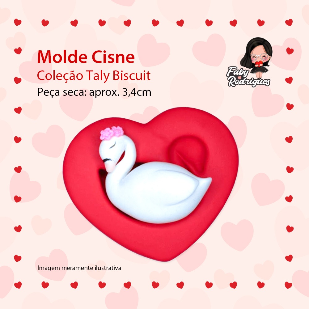 Molde De Silicone Cisne - Talita