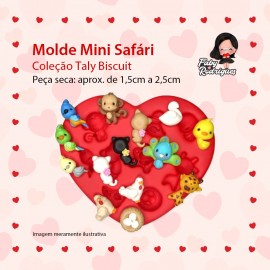 Molde De Silicone Mini Safári - Talita