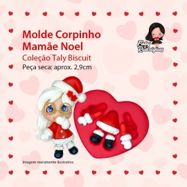 Molde De Silicone Corpinho Mamãe Noel - Talita