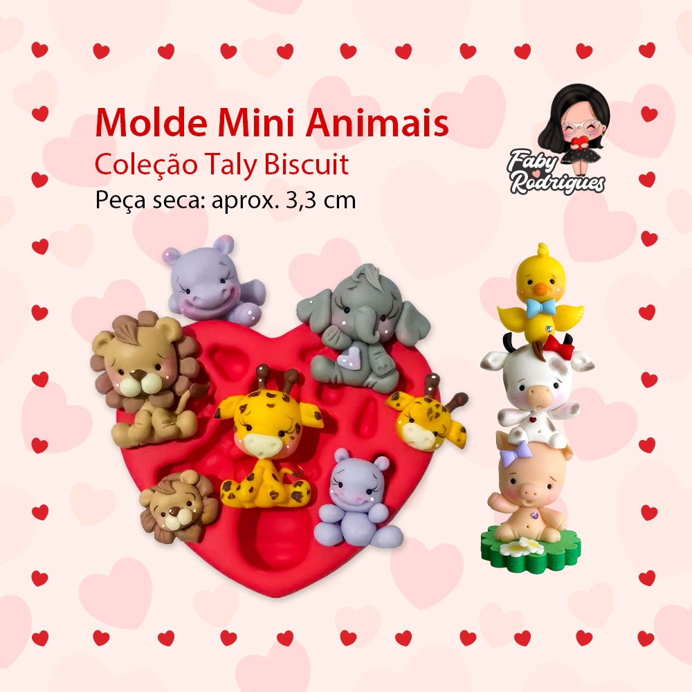 Molde Mini Animais